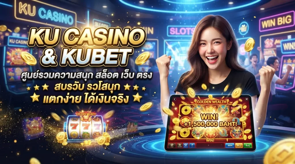 ku casino และ KUBET ศูนย์รวมความสนุก สล็อต เว็บ ตรง แตกง่าย ได้เงินจริง